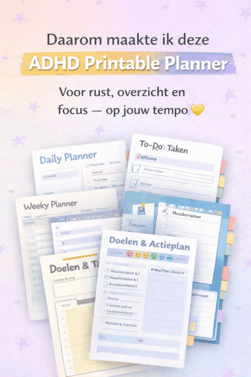 🧠 ADHD Printable Planner – structuur & rust voor maar €4,95 - Afbeelding 4