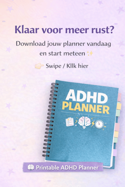 🧠 ADHD Printable Planner – structuur & rust voor maar €4,95 - Afbeelding 8